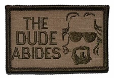 The Dude Abides, The Big Lebowski - 2x3 Hat Patch Police Military  Patch