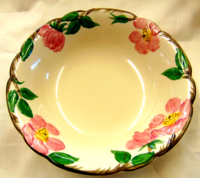 Franciscan Desert Rose 8'' Round Vegetable Serving Bowl   2'' deep  USA REPAIRED