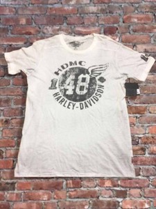 Harley-Davidson Men/'s VINTAGE 1998 Old stock shirt White Large /"Heritage/"