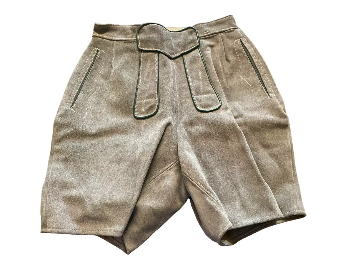Leather shorts top size 16
