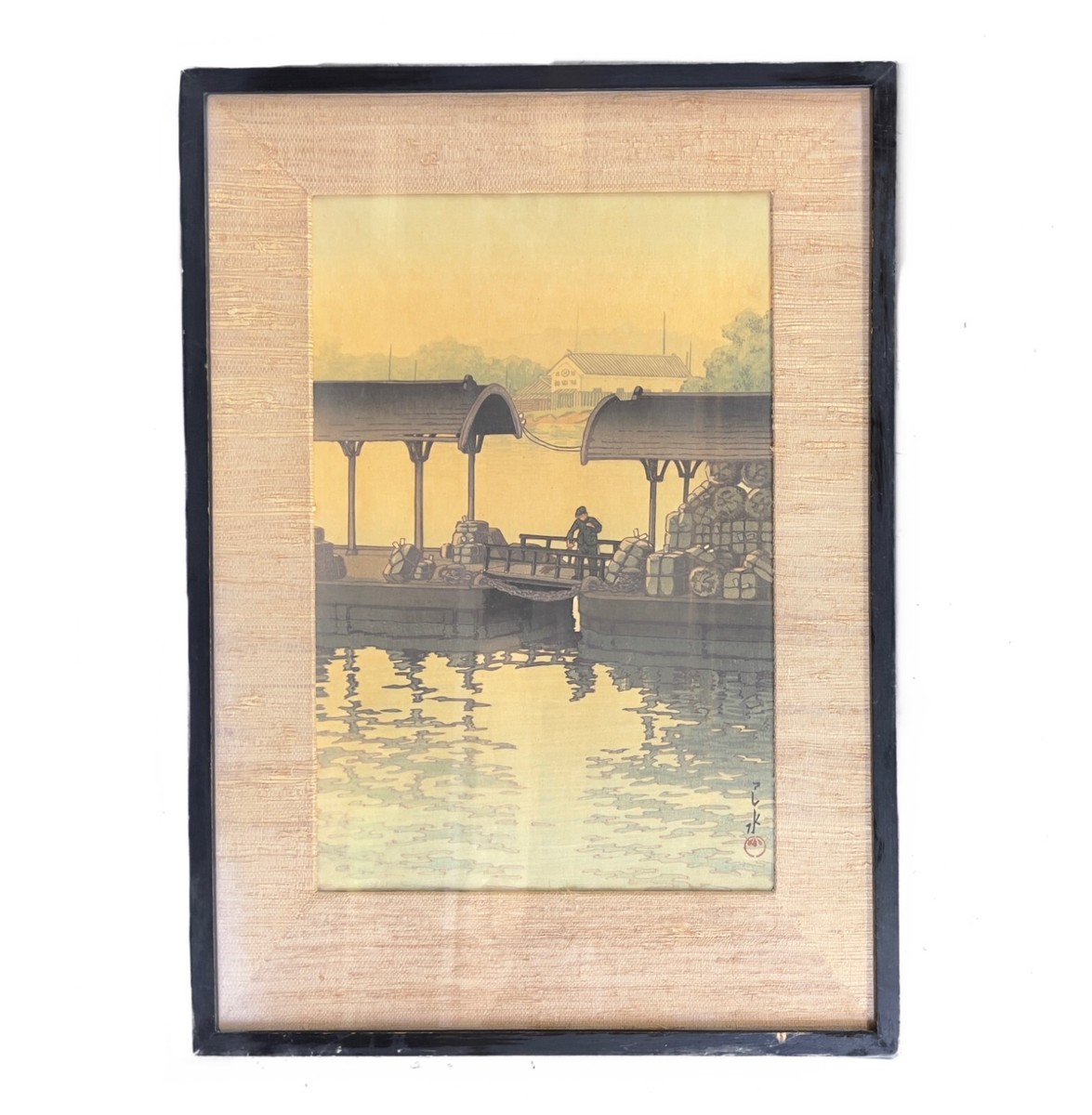 版画 onchanmant Japanese Art Woodblock Print Shin Hanga, Matsue in Izumo