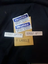 Two New Heathkit HTX-10 Labels & Two Registration Labels