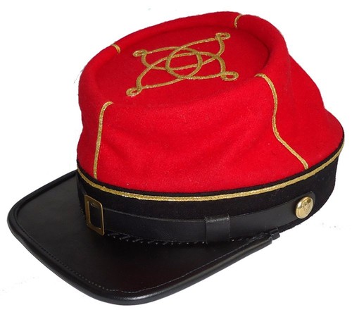 Civil War Artillery kepi with 1/2/3/4 
