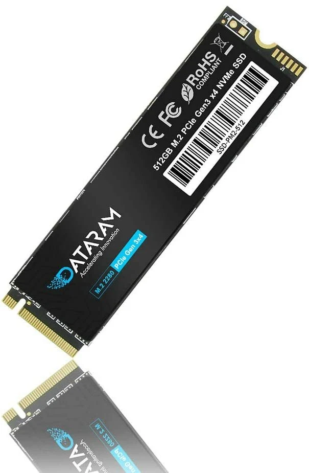 DATARAM 512GB SSD, PCIe NVMe  M.2  2280 Internal  Solid State Drive Gen3 8Gb/s - Image 2 of 4