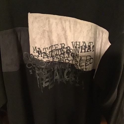 Maglione maglia pullover Godbody uomo XL nero. Dio Body Graphics. X-Large. - Foto 9 di 9