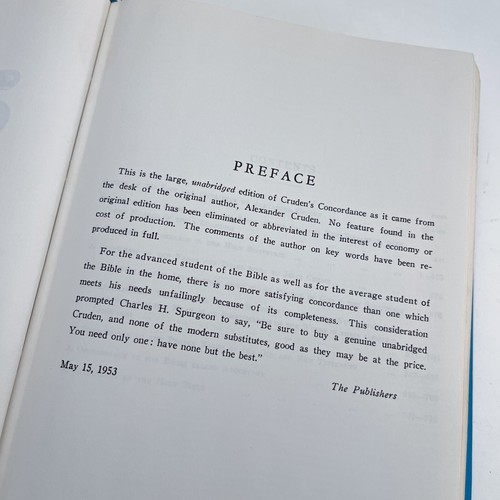 Cruden's Unabridg Concordance Hardcover Book Reference Vintage 1978 BAKER - Picture 11 of 16