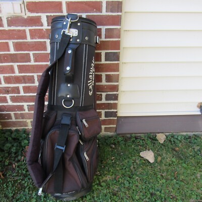 Vintage Callaway Golf, Big Bertha Hawk Eye Bag, Canvas/Leather