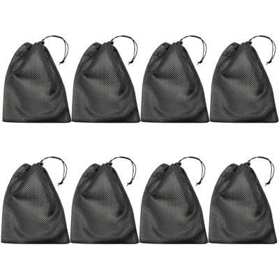  8 Pcs Draw -String -Aufbewahrungstasche Mesh Produzieren Taschen