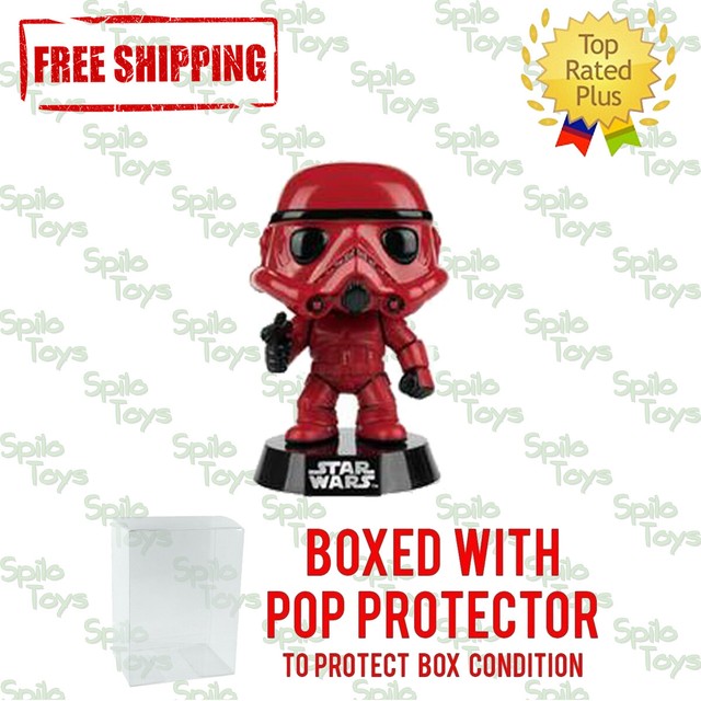 Funko Red Stormtrooper Target Exclusive POP! Vinyl Damaged | eBay