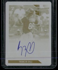 2020 Bowman Heritage  Luis Robert Chrome Rookie Auto Printing Plate Yellow 1/1