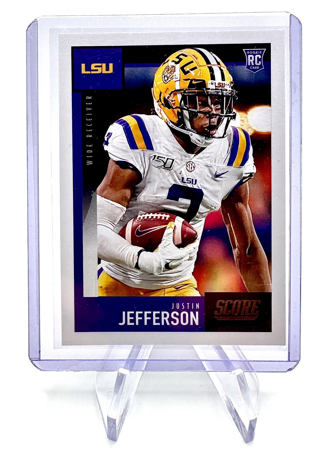 2020 Panini Score Football Justin Jefferson #430 RC Rookie Mint NM Vikings LSU