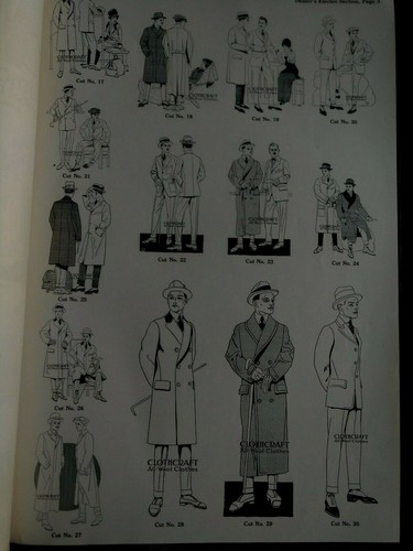 COTHCRAFT Werbebuch 1912 Joseph & Feiss Cleveland OH/illustrierte Herrenanzüge - Bild 6 von 12