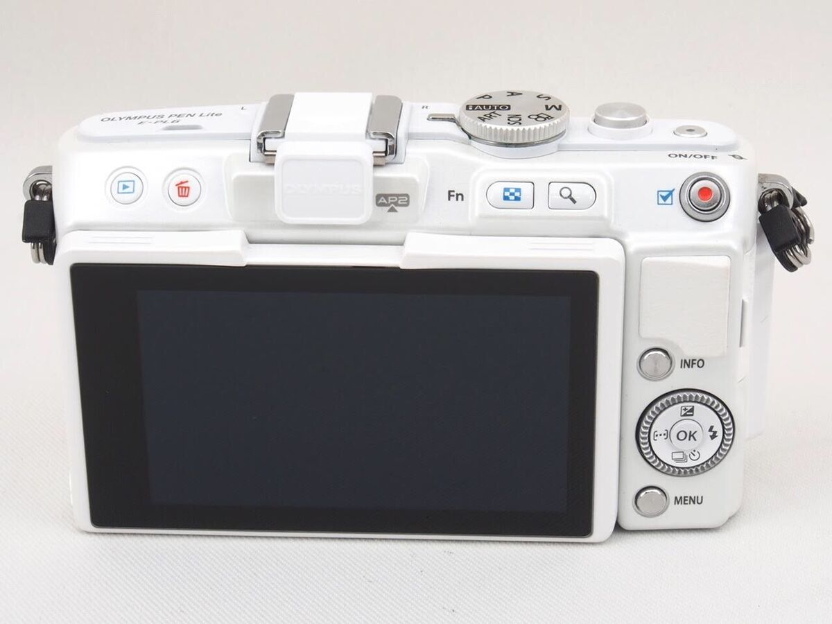 Olympus Pen Lite E-PL6 mirrorless digital camera Body White | eBay