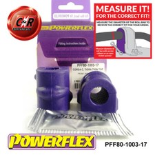 Powerflex Frt Arb Buchsen 17mm für Opel Tigra Twin Top B 04-09 PFF80-1003-17