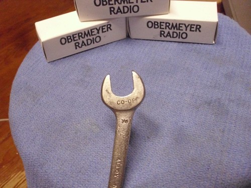 Vintage CO-OP by Vlchek W1820 Comb. Open End Wrench 9/16" x 5/8" Made In USA! - Picture 8 of 9