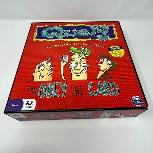 Quelf The Unpredictable Party Game for Adults by SpinMaster Complete Game - 第 1/16 張圖片