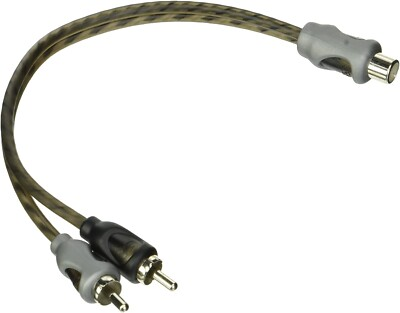 #ad #ad Rockford Fosgate RFIY 1F Twisted Pair Y Adapter 1 Female to 2 Male Interconnect $9.99