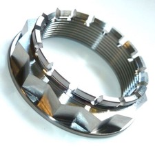 DUCATI 1098 TITANIUM REAR WHEEL AXLE BI HEX FLANGED NUT M48 75012072AA RACE SPEC