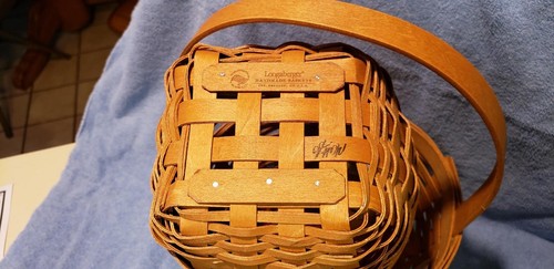 Longaberger Set of 2 Nesting Baskets Small & Medium IN WARM BROWN - NIH - Picture 3 of 5