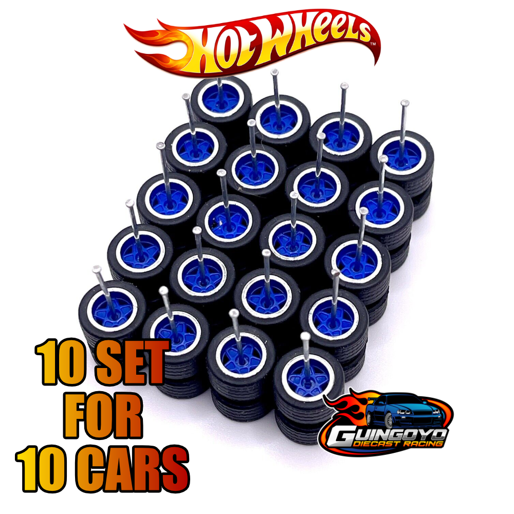 Hot Wheels Tires Hot Wheels 10 RANDOM Gasser/Muscle Slicks Real