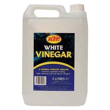 White Spirit Vinegar 5 Litre for Cooking, Cleaning, Pickling, Fruit & Spiced-KTC 1.90 per litre