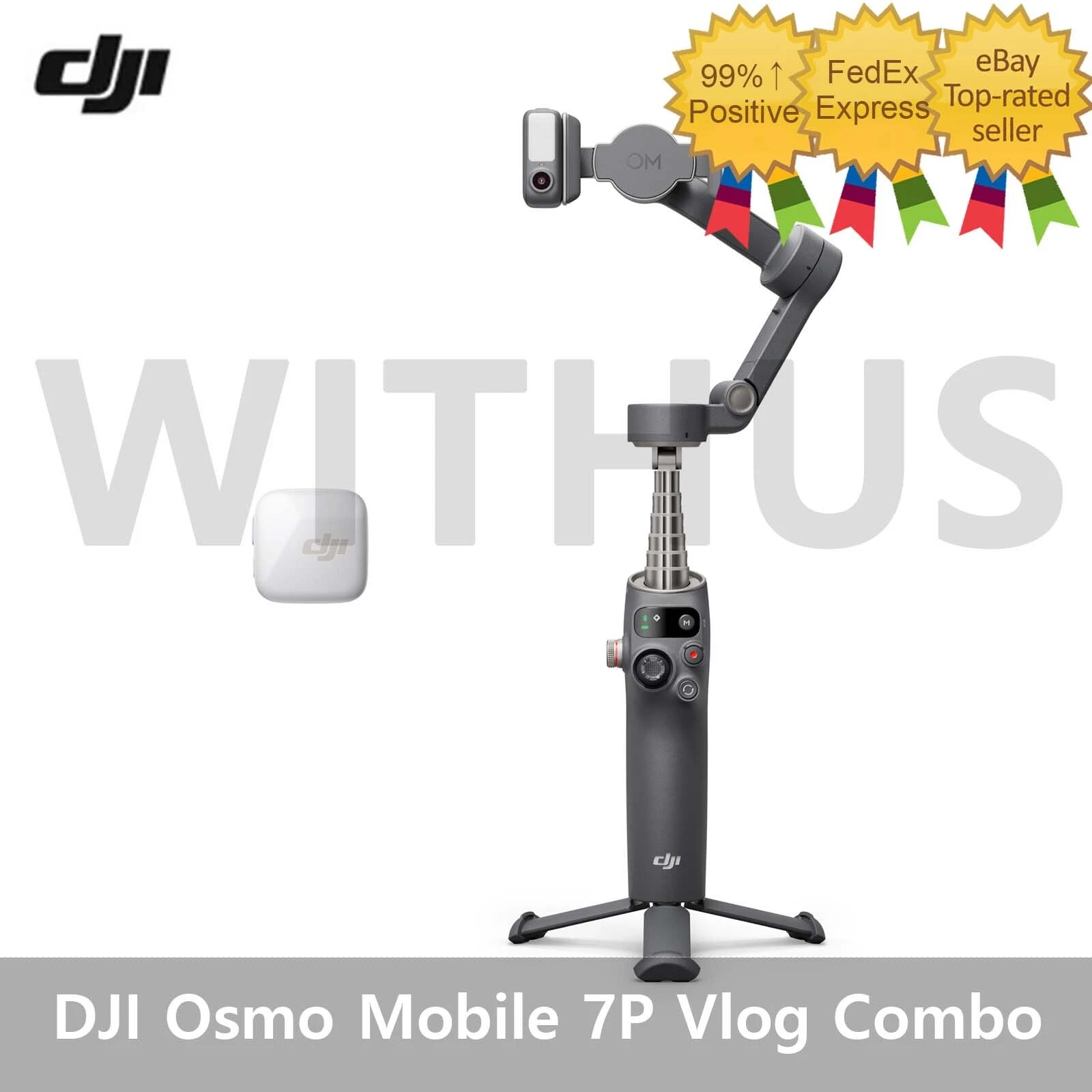 【大幅値下げ】DJI Osmo Mobile 7P + DJI mic mini DJI Osmo Mobile 7P Vlog Combo (DJI Mic Mini Transmitter