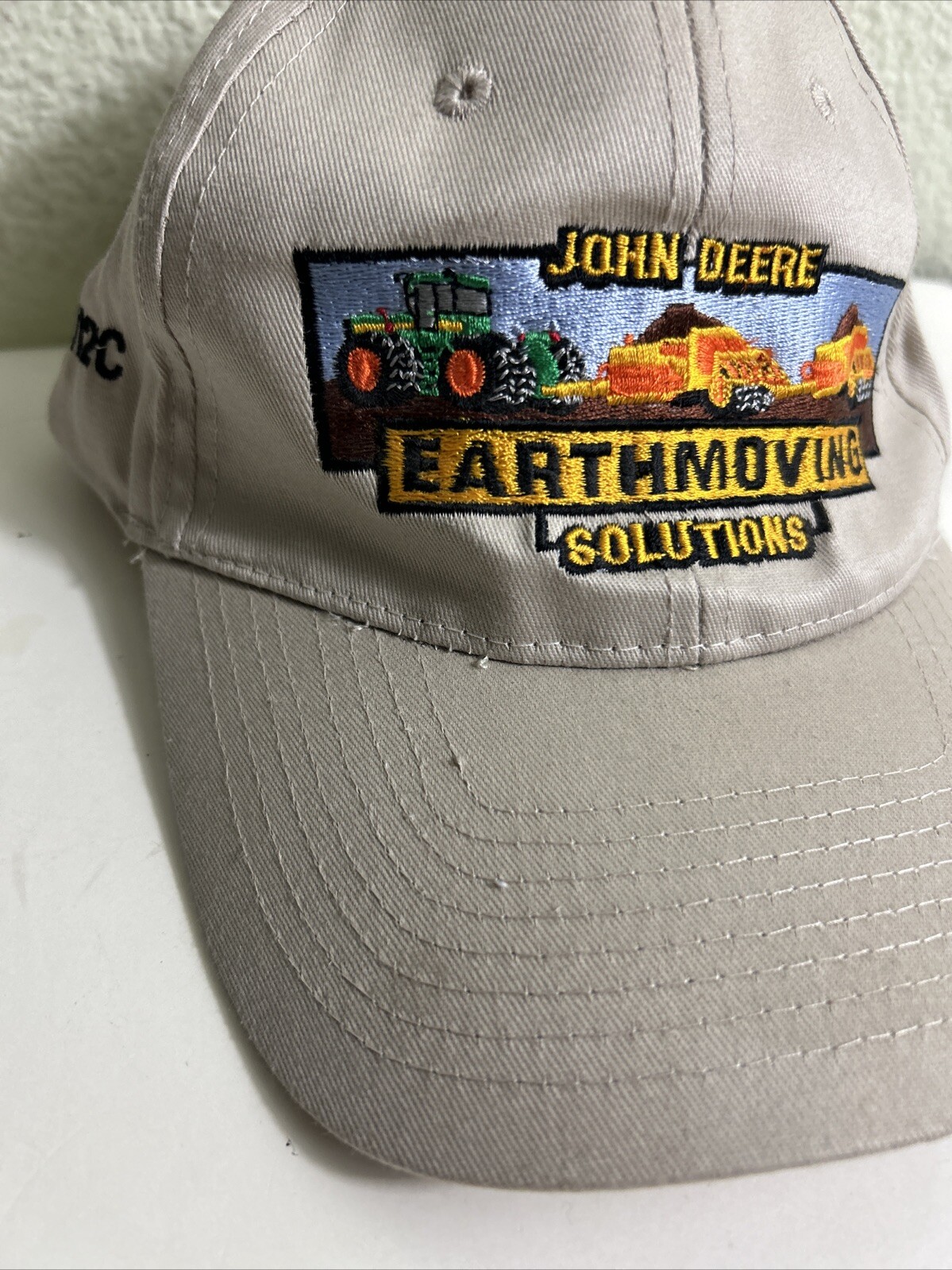 John Deere Earthmoving Solutions Strapback Hat Be… - image 2