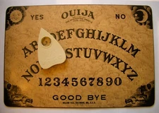 Vtg 1950s William Fuld OUIJA Board Pre Parker Brothers Large W/Planchette - 2