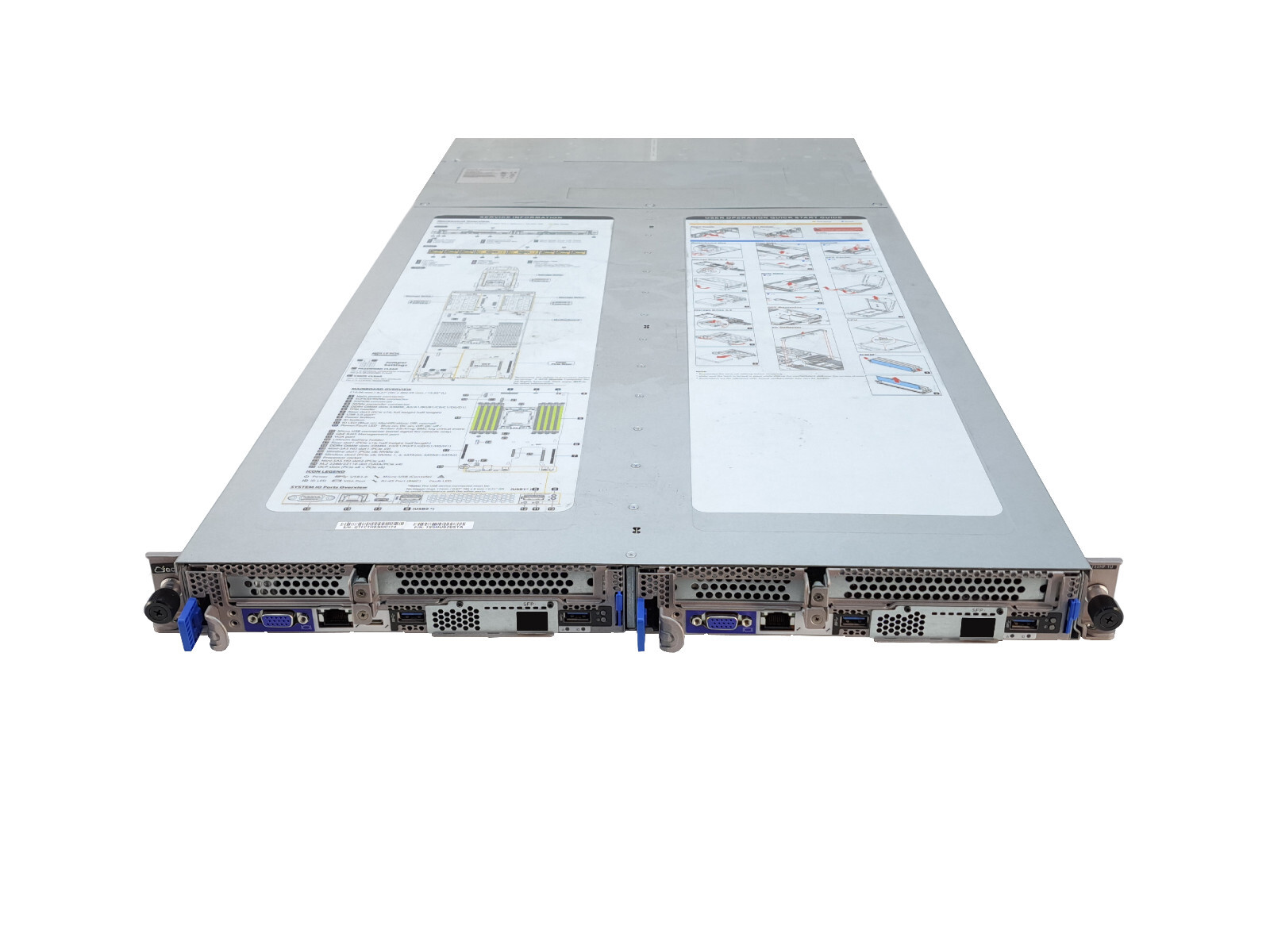 1U Dual Node AMD EPYC Barebone Server Dual 800W PWS | eBay