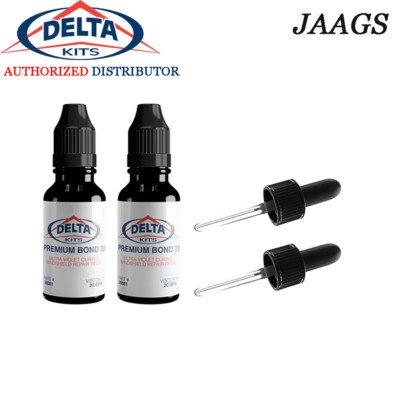 Delta kits Premium Bond 20 Resin Windshield repair 15 ml 2pc