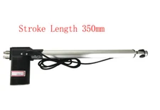 24V DC Linear Actuator Electric Motor Stroke Length 13.78" Aluminum Actuator