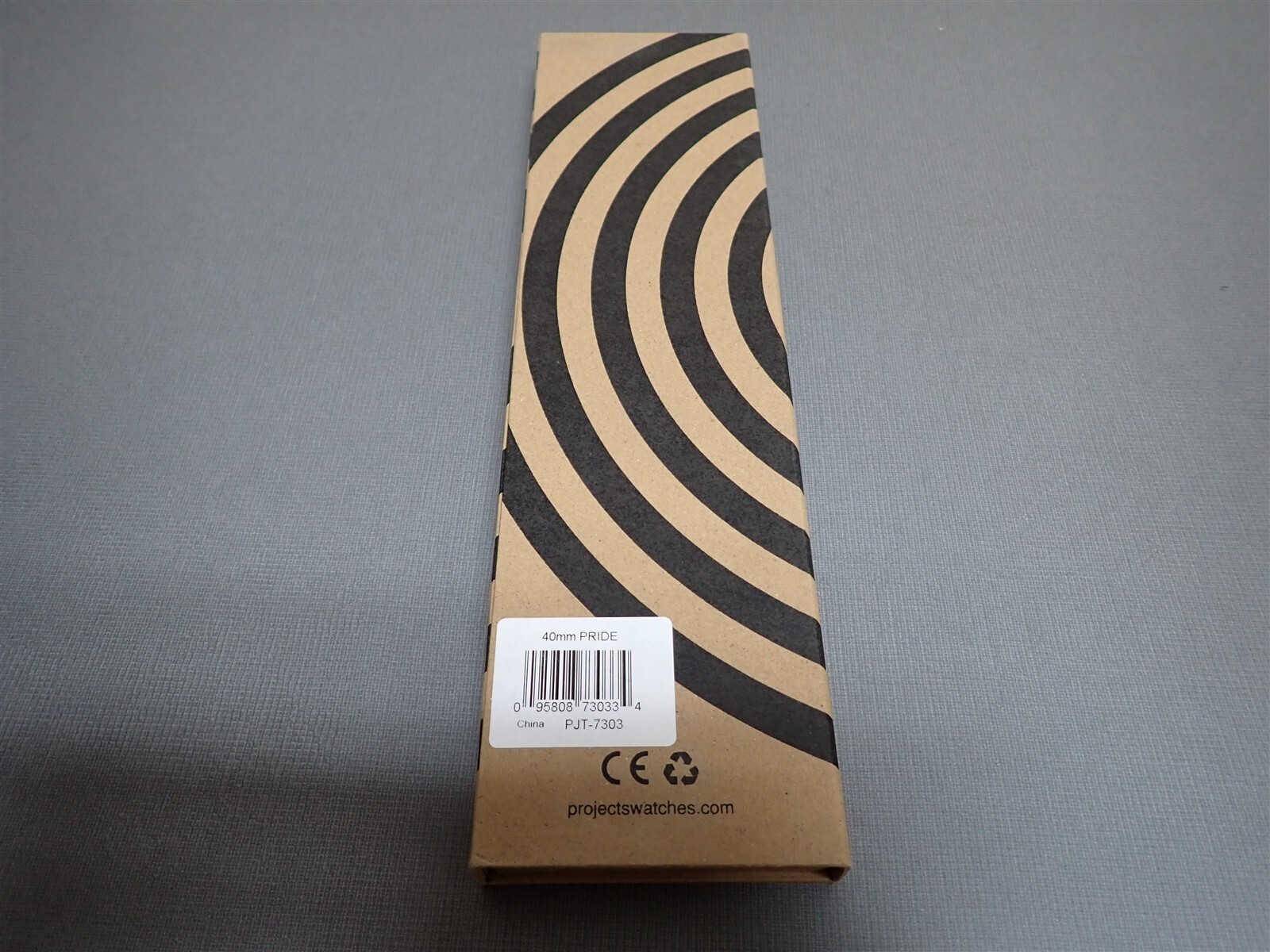 NEW Projects Watches PJT-7303 Pride 40mm Black Leather Band Watch