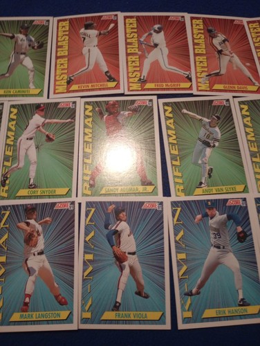 23 Score 1991 Baseball Cards Opened 6/17/2024-Master Blaster/Rifleman-K-Man SETS - Picture 11 of 24