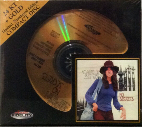 Carly Simon - No Secrets Audio Fidelity Gold CD (Remastered 
