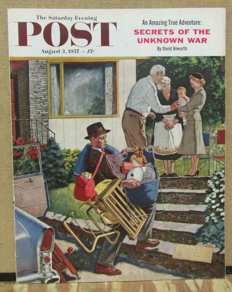 The Saturday Evening Post-08/03/57-Cliff Ferrell, David Walker | eBay