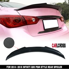 For 2014-2018 INFINITI Q50 Carbon Fiber PSM Duckbill Style Trunk Spoiler Wing