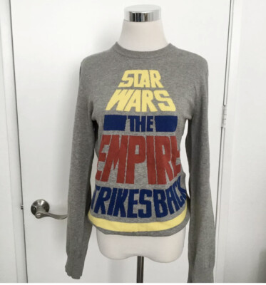   H&M Disney Star Wars The Empire Strikes Back Sweater Top Knit Size XS