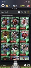 TOPPS BUNT - 2020 AZ DIAMONDBACKS TIER 7 LIGHTNING 9 PLAYER LOT,  *DIGITAL CARD*