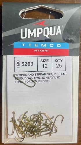 Umpqua Tiemco TMC 5263 Fly Tying Hooks - Qty - Picture 2 of 4