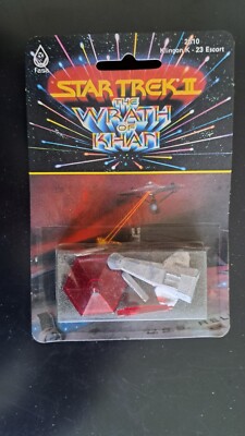 FASA Star Trek II - The Wrath of Khan - Tin-Lead Alloy- Klingon K23 Escort 2510