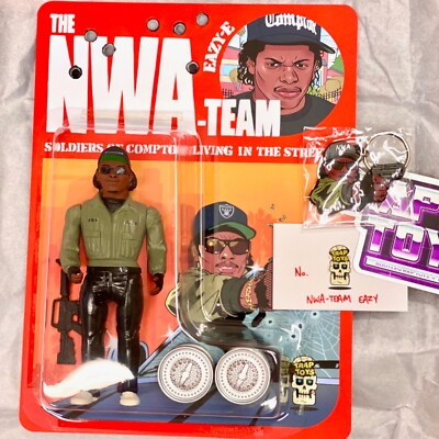 TRAP TOYS - THE NWA-TEAM EAZY Bootleg Toy / LIMITED EDITION XX/50 * NEU / MINT *