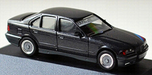 BMW 325i Berlina E36/4 Autohaus Bernhard Nero Metallico 1:87 Herpa - Foto 5 di 8