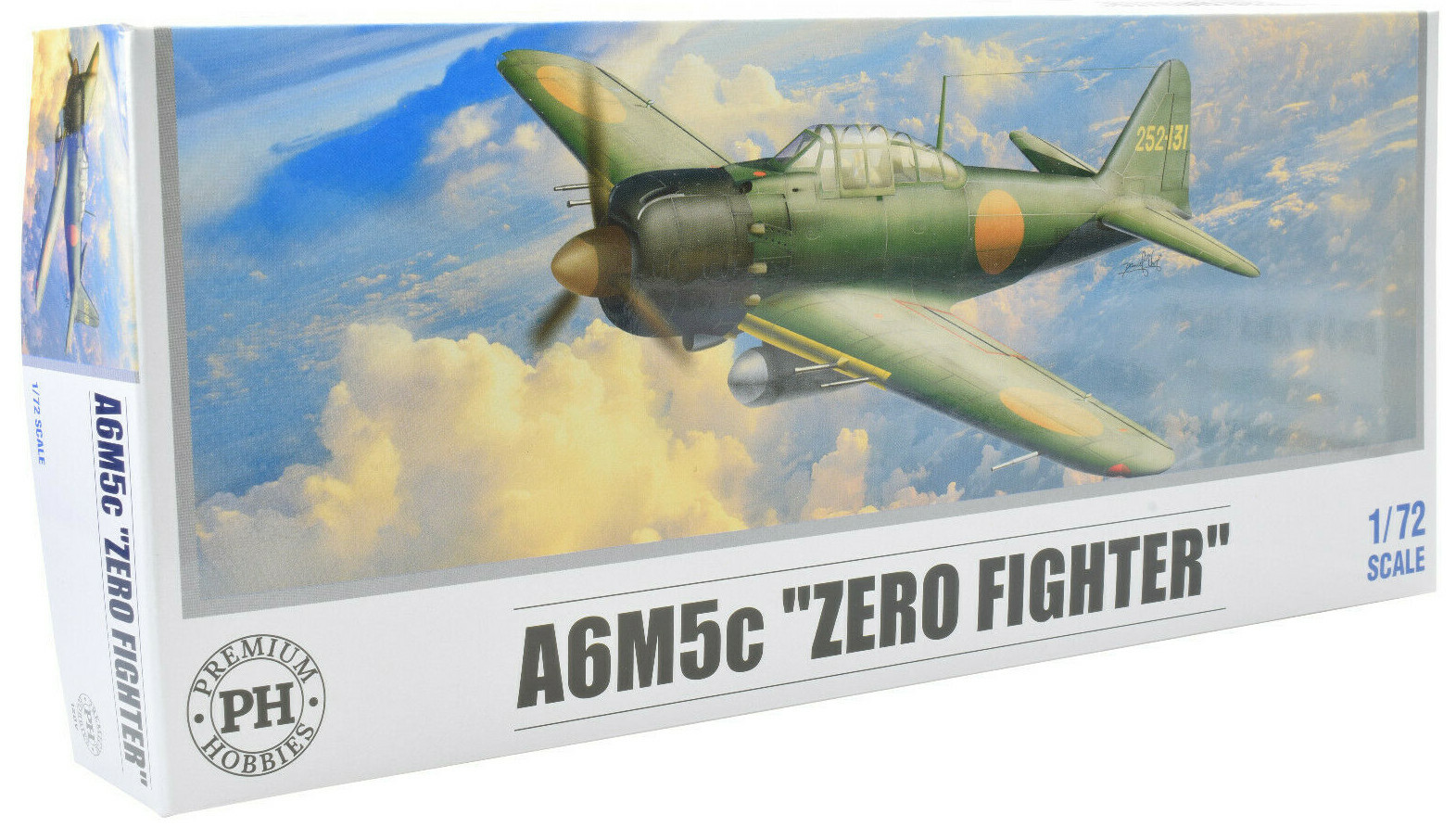 Набор пластиковых моделей самолета Premium Hobbies A6M5c Zero Fighter 1:72 128V