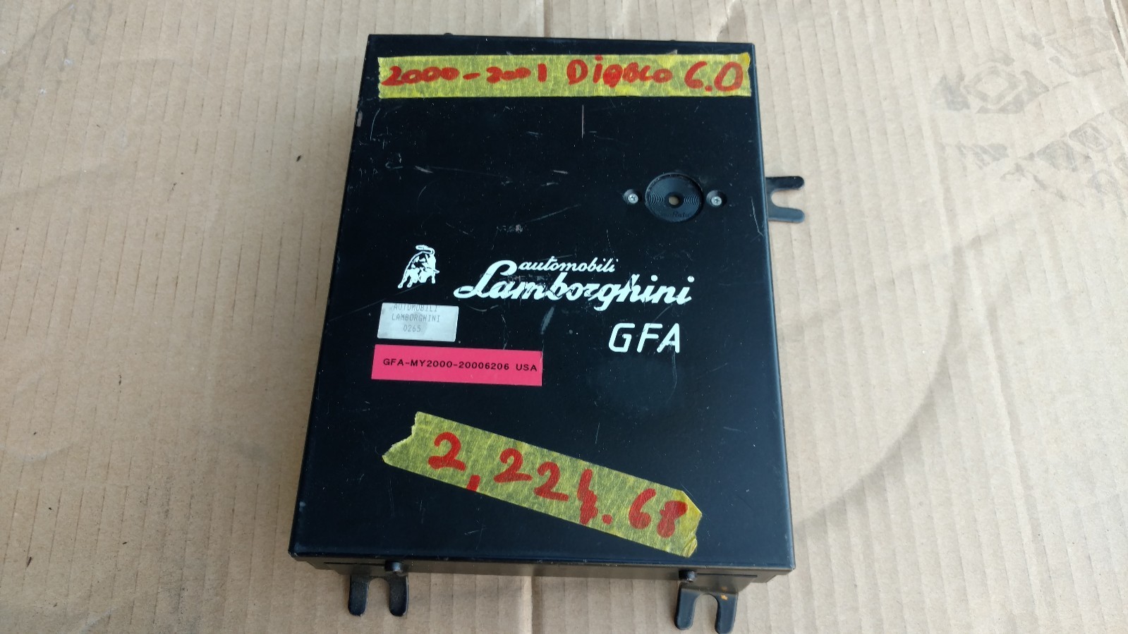 LAMBORGHINI DIABLO 6.0 GFA COMPUTER UNIT OEM 2000-2001 20006206