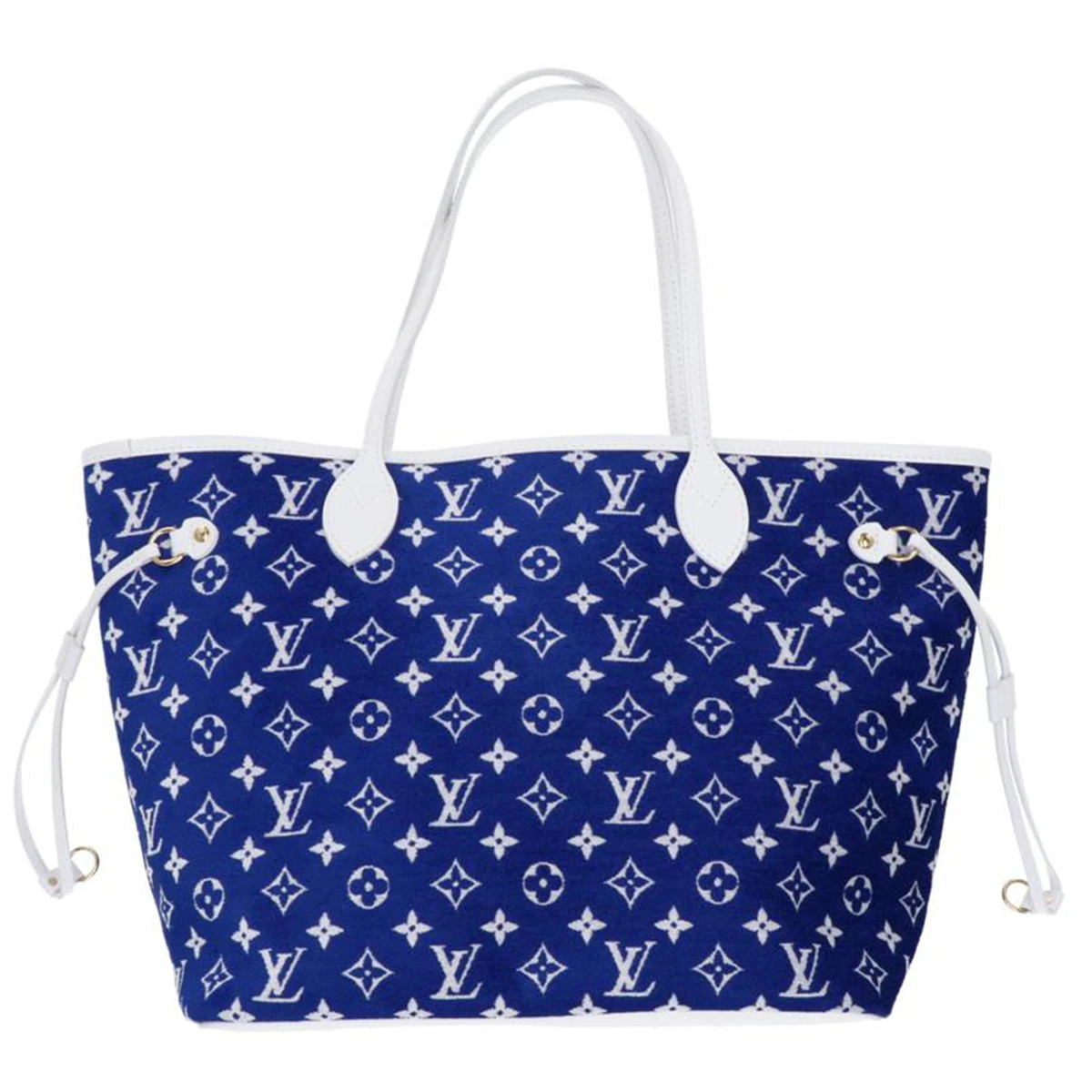 Neverfull MM Tote Bag - Luxury Other Monogram Canvas Blue