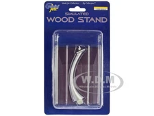 SIMULATED WOOD DISPLAY STAND FOR 1/200 SCALE MODELS BY GEMINIJETS G2STD357