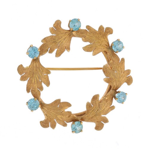 Diadème/couronne En Or 14K Avec Turquoise Et Diamant - Femme Ajustable