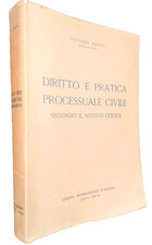 ABIUSO " Diritto e Pratica Processuale Civile " 1°Ediz. 1942 - Codice Procedura