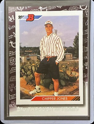 Chipper Jones - 2021 Topss Baseball - Through the Years
