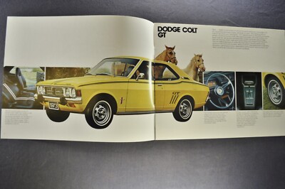 1973 Dodge Colt Brochure GT Hardtop Coupe Wagon Mitsubishi